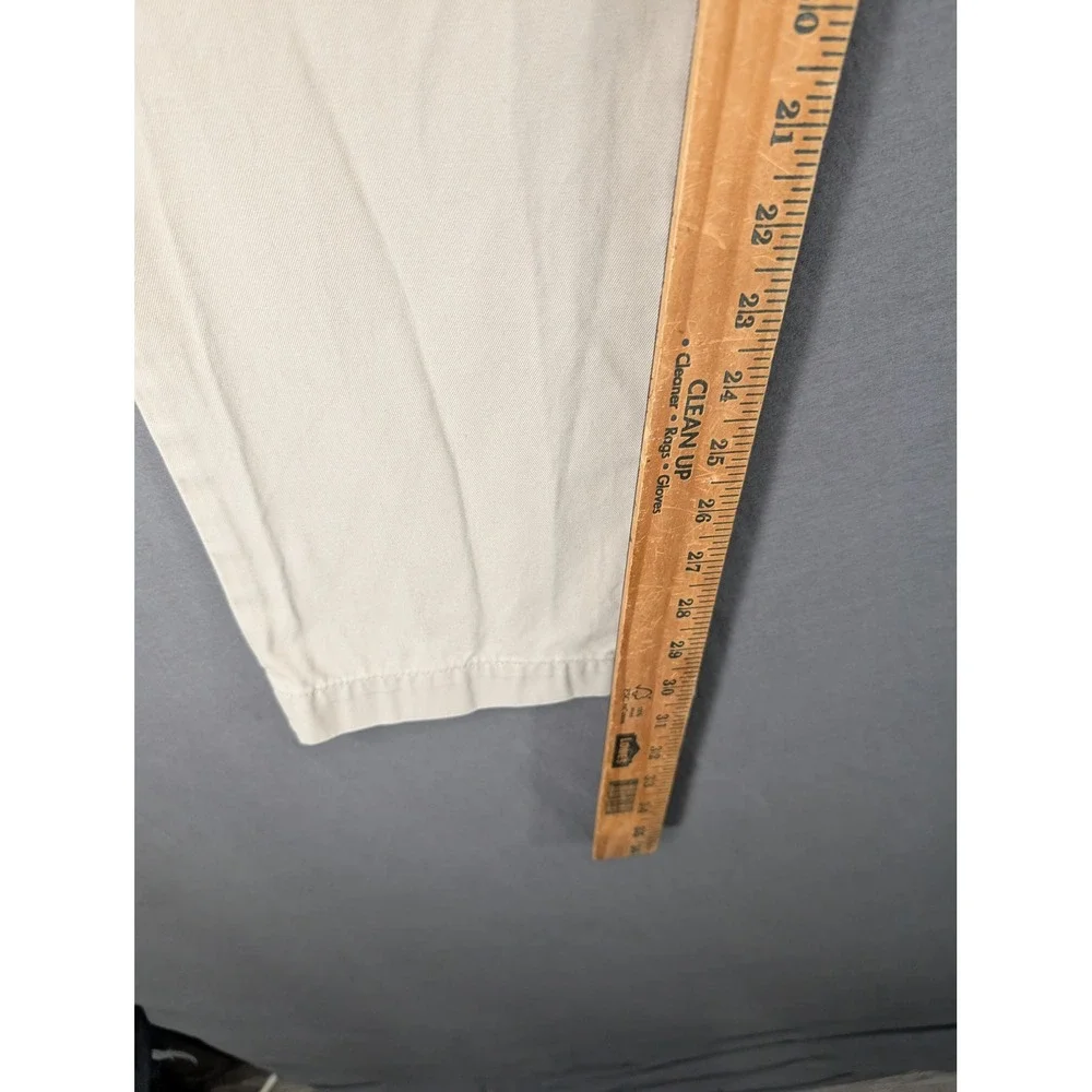Banana Republic Fulton Skinny Fit Chino Pants Mens 30x32 Khaki Beige Cotton